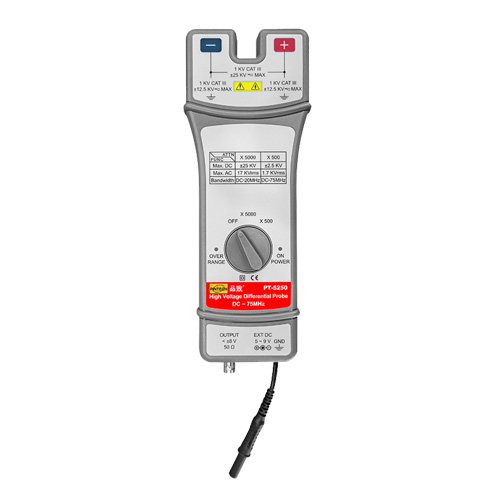 示波器高壓差分探頭的高頻耐電壓曲線及維護(hù)