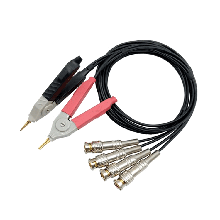 低電阻LCR數(shù)字電橋四端測試線開爾文夾PK26011