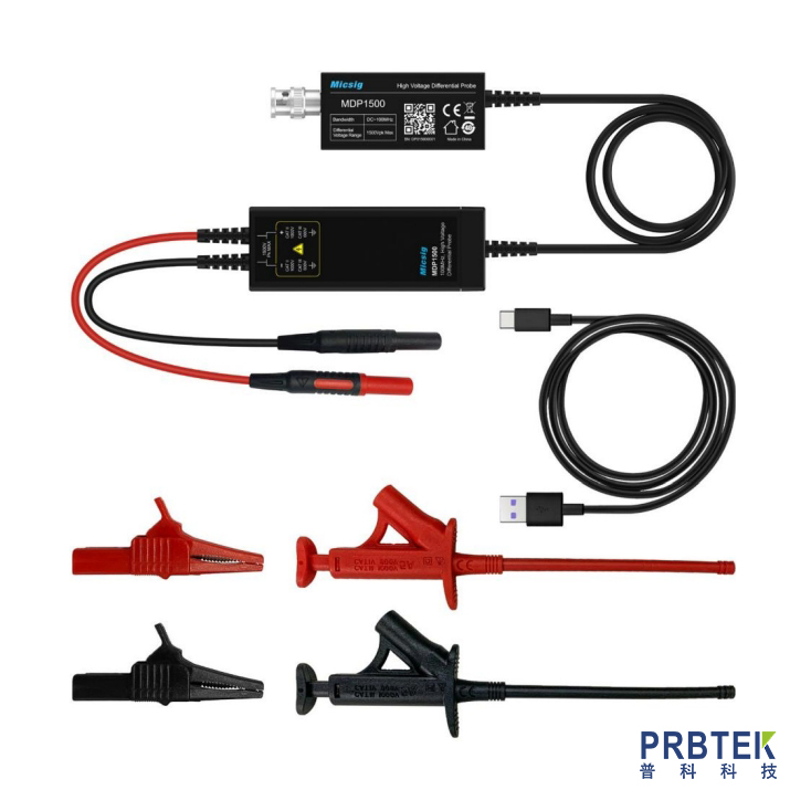 Micsig麥科信示波器高壓差分探頭MDP3000的操作步驟