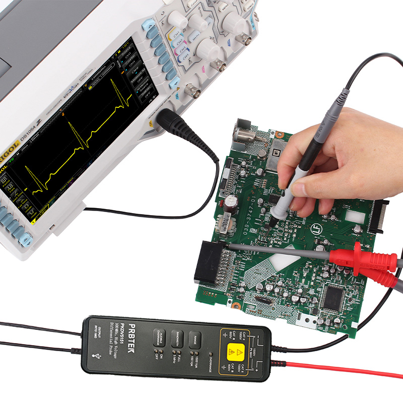 PRBTEK PKDV5151高壓差分探頭在壓電陶瓷驅動測試中的成功應用