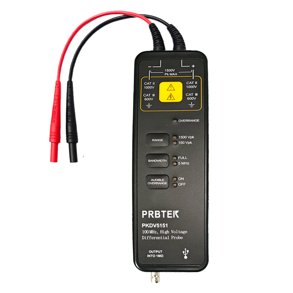 高壓差分探頭選型必看：帶寬與量程的參數(shù)選擇