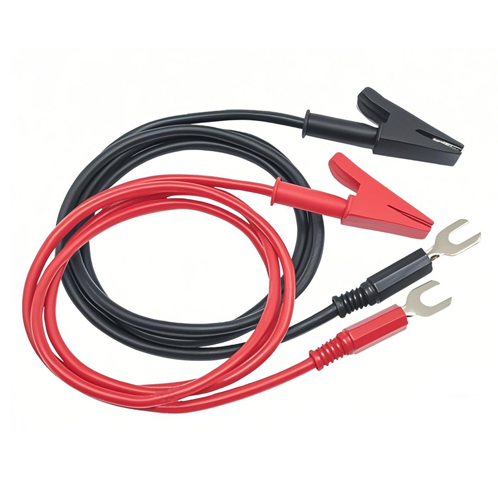 6mmU型夾轉鱷魚夾線PK1049搖表/兆歐表筆測試專用