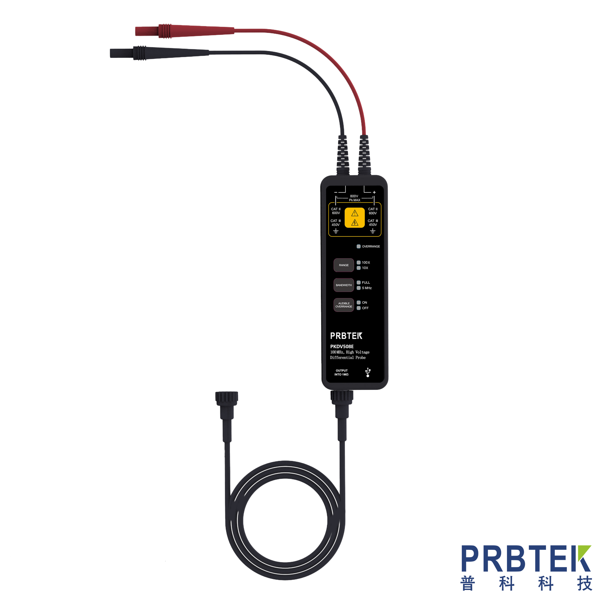 從100到500MHz，從±80V到±8000V：PRBTEK新一代高壓差分探頭全面超越